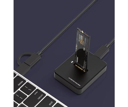 SSD ACC DOCK STATION USB-C M.2/DD-U3M2 GEMBIRD