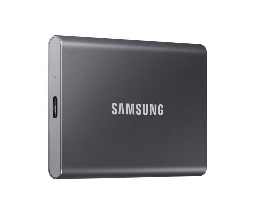 External SSD SAMSUNG T7 1TB USB 3.2 Write speed 1000 MBytes/sec Read speed 1050 MBytes/sec MU…