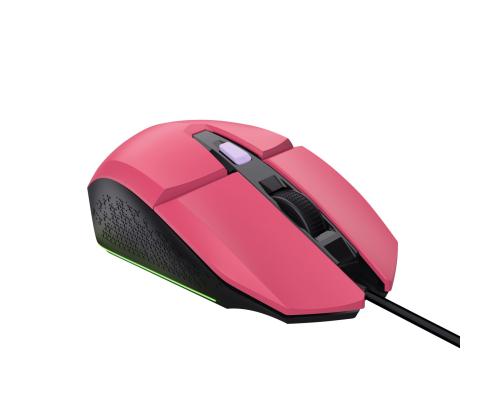 MOUSE USB OPTICAL GAMING PINK/GXT109P FELOX 25068 TRUST