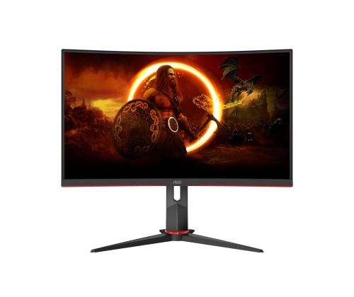 LCD Monitor AOC C27G2Z3/BK 27" Gaming/Curved Panel VA 1920x1080 16:9 240Hz Matte 1 ms Tilt C27G2Z3…