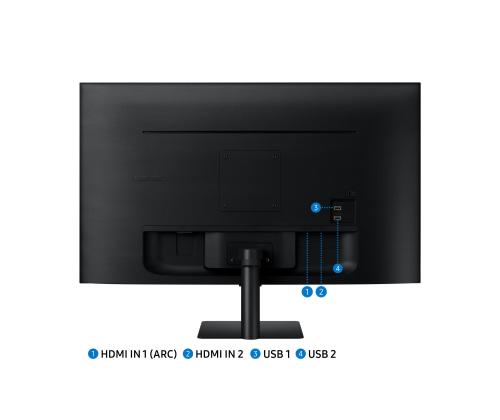 LCD Monitor SAMSUNG 27" TV Monitor/Smart Panel VA 1920x1080 16:9 60Hz Matte 4 ms Speakers Tilt…
