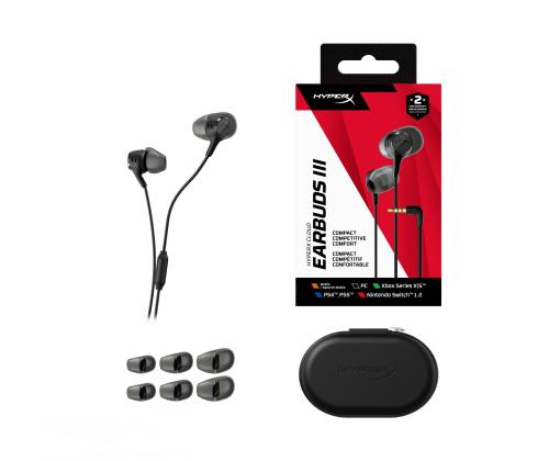 HEADSET HYPERX CLOUD EARBUDS/III BLACK BN7R9AA HYPERX