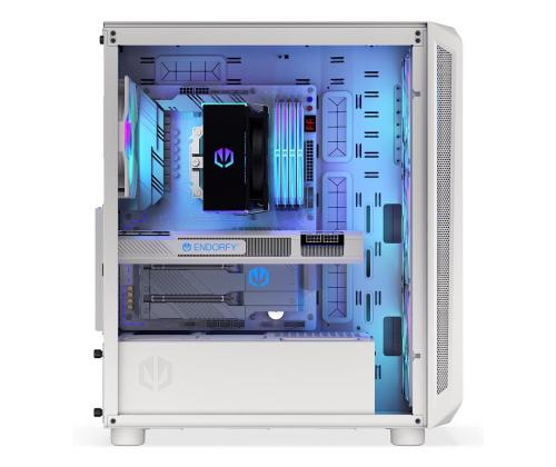 Case ENDORFY ATX/micro ATX/Mini-ITX White Midi Tower PC EY2A018