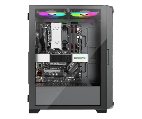 Case XILENCE ATX/micro ATX/Mini-ITX Black Midi Tower PC XG161