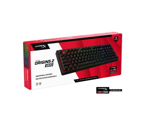 KEYBOARD ORIGINS 2 1800 RGB/BLACK B4QS4AA#ABA HYPERX