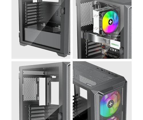 Case XILENCE ATX/micro ATX/Mini-ITX Black Midi Tower PC XG161