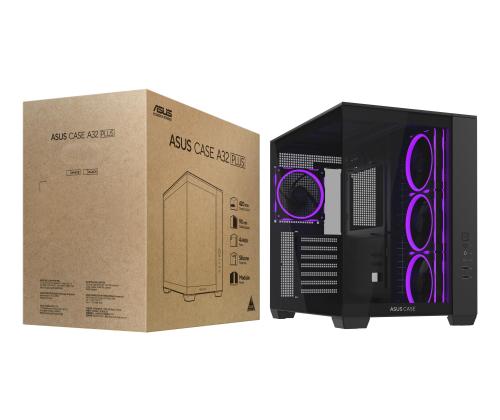 Case ASUS ATX/micro ATX/Mini-ITX Black PC A32PLUSTGARGBBLACK