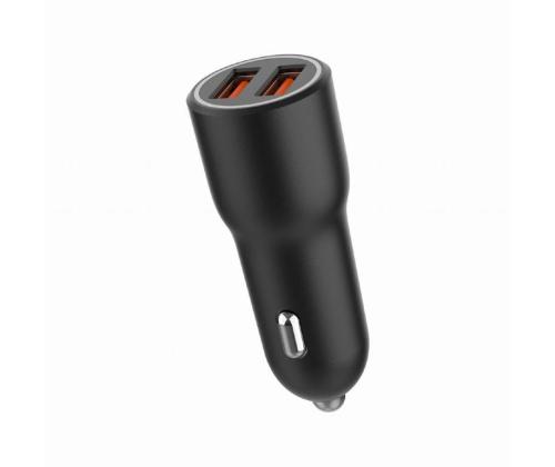 MOBILE CHARGER CAR USB 2PORT/TA-UC-A2QC36-CAR-01 GEMBIRD