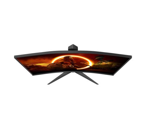 LCD Monitor AOC C27G2Z3/BK 27" Gaming/Curved Panel VA 1920x1080 16:9 240Hz Matte 1 ms Tilt C27G2Z3…