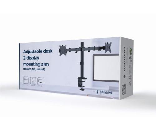 DISPLAY ACC MOUNTING ARM/17-32" MA-D2-01 GEMBIRD