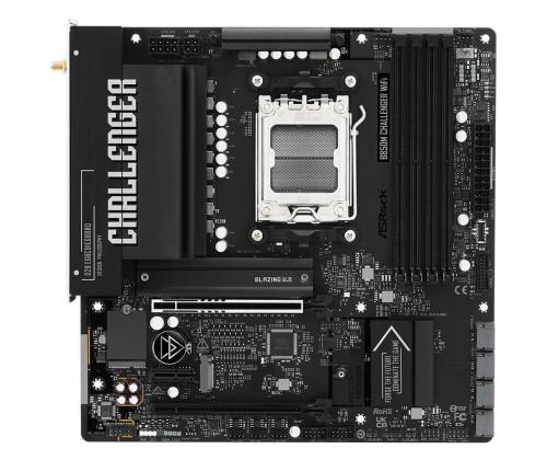 Mainboard ASROCK AMD B850 Socket AM5 micro ATX RAM DDR5-SDRAM 4xSlots Wi-Fi Yes Bluetooth Yes…