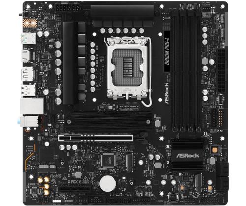 Mainboard ASROCK Intel B860 LGA 1851 (Socket V1) micro ATX RAM DDR5-SDRAM 4xSlots 3xNumber of M.2 …