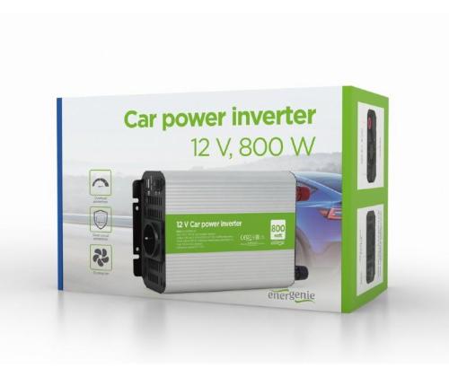 POWER INVERTER CAR 12V 800W/EG-PWC800-01 GEMBIRD