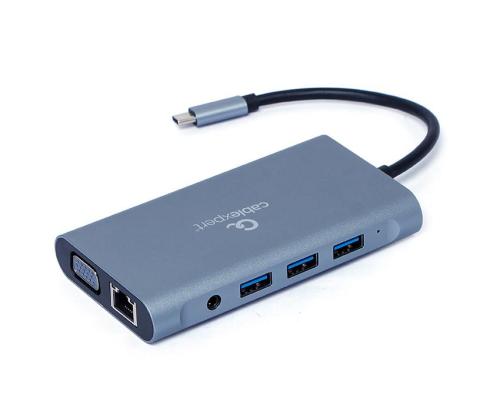 I/O ADAPTER USB-C TO HDMI/USB3/7IN1 A-CM-COMBO7-01 GEMBIRD