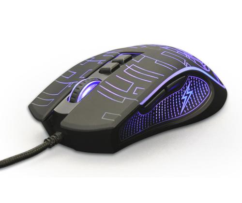 MOUSE USB OPTICAL GAMING/BLACK MUSG-RGB-01 GEMBIRD