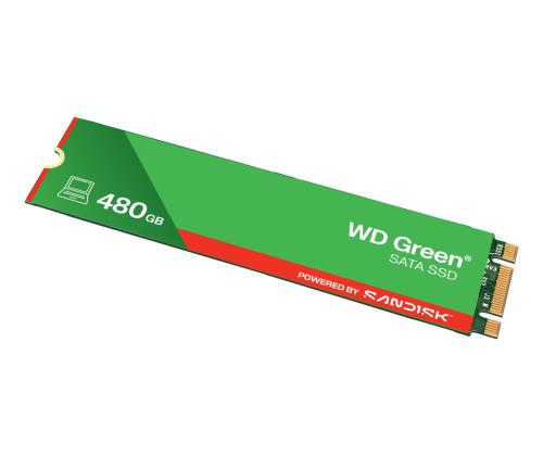 SSD SANDISK MTBF 1000000 h Read speed 545 MB/s Serial ATA III M.2 480 GB POWERED BY SANDISK Green…