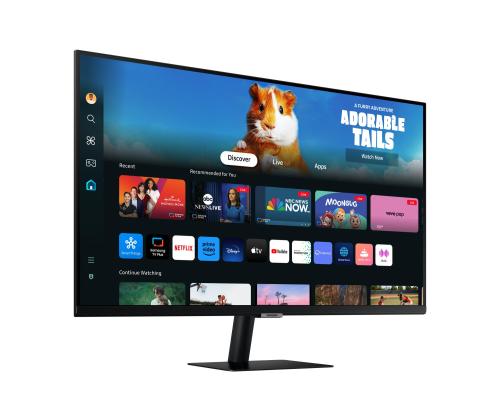 LCD Monitor SAMSUNG 27" TV Monitor/Smart Panel VA 1920x1080 16:9 60Hz Matte 4 ms Speakers Tilt…