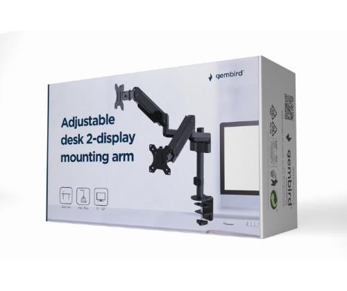 DISPLAY ACC MOUNTING ARM/17-32" MA-DA2P-01 GEMBIRD