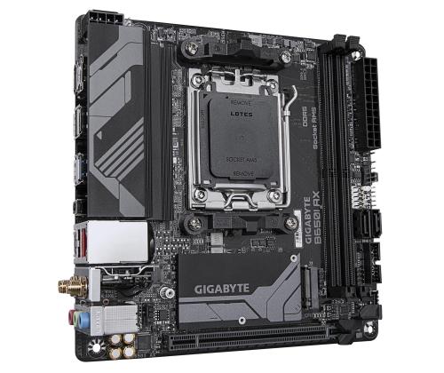 Mainboard GIGABYTE AMD B650 SAM5 Mini-ITX Memory DDR5 Memory slots 2 B650IAX1.1