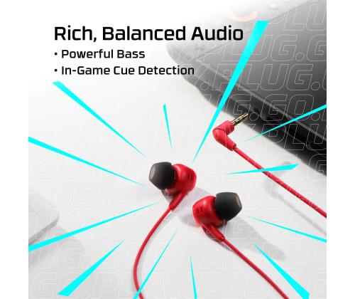 HEADSET HYPERX CLOUD EARBUDS/III BLACK BN7R9AA HYPERX
