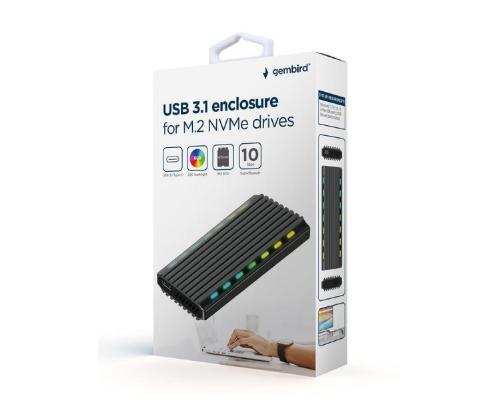 HDD CASE EXT. USB3.1 M.2/EE2280-U3C-03 GEMBIRD