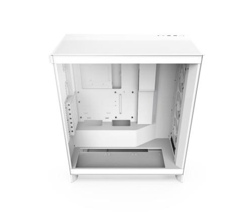 Case NZXT H7 Flow RGB MidiTower ATX EATX MicroATX MiniITX Colour White CM-H72FW-R1