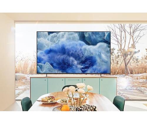 TV Set SAMSUNG 55" 4K/Smart QLED 3840x2160 Wireless LAN Bluetooth Tizen Black QE55Q8FAAUXXH