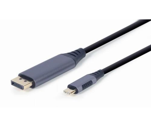 CABLE USB-C TO DP 1.8M/GREY CC-USB3C-DPF-01-6 GEMBIRD