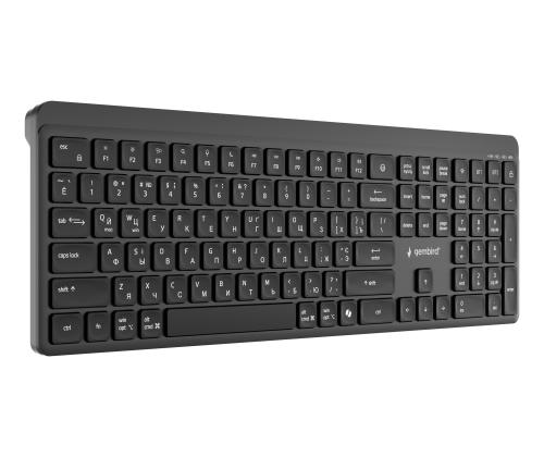KEYBOARD WRL SLIM BT CYRILLIC/KB-WPS-03-CYRL GEMBIRD