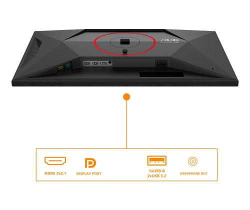 LCD Monitor AOC 27 " 3840 x 2160 pixels 4K Ultra HD Native aspect ratio 16:9 LED Flat U27G4R