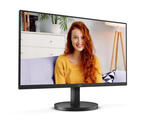 LCD Monitor AOC 24" Panel VA 1920x1080 16:9 100 Hz Matte 1 ms Speakers Tilt Colour Black 24B3HMA2