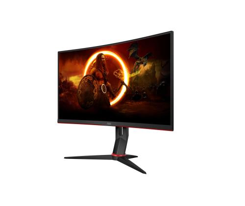 LCD Monitor AOC C27G2Z3/BK 27" Gaming/Curved Panel VA 1920x1080 16:9 240Hz Matte 1 ms Tilt C27G2Z3…