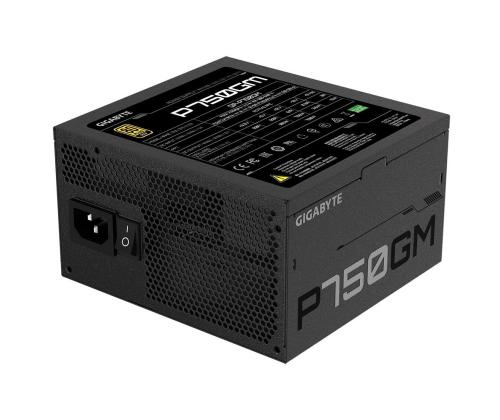 Power Supply GIGABYTE GP-P750GM 750 Watts Efficiency 80 PLUS GOLD PFC Active MTBF 100000 hours GP…