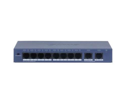 Switch DAHUA S3010-8GT-90 Switch type Unmanaged Form factor Desktop/Wall-Mounting 8xRJ-45 ports RJ…