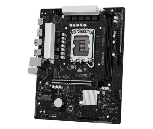 Mainboard ASROCK Intel H810 LGA 1851 (Socket V1) micro ATX RAM DDR5-SDRAM 2xSlots 1xNumber of M.2 …