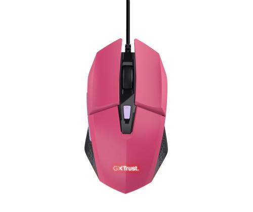 MOUSE USB OPTICAL GAMING PINK/GXT109P FELOX 25068 TRUST