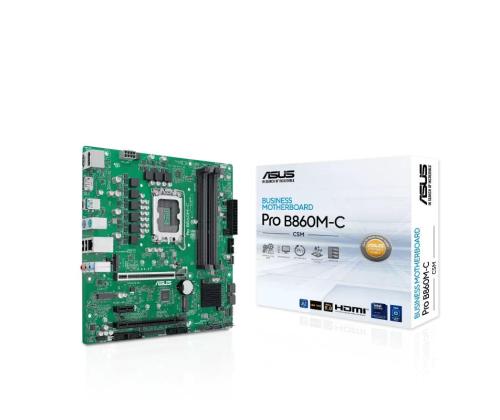 Mainboard ASUS Intel B860 LGA 1851 (Socket V1) micro ATX RAM DDR5-SDRAM 4xSlots 2xNumber of M.2 (M)…