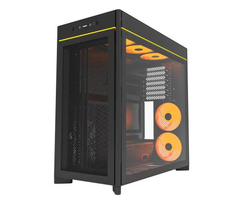 Case MONTECH HS01 PRO MidiTower Case product features Removeable HDD basket/Transparent panel Not…