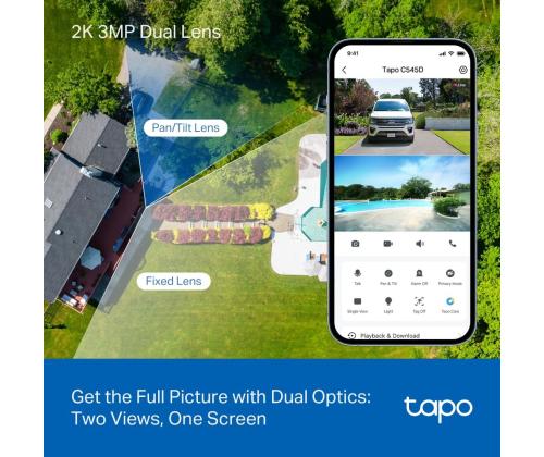 WRL CAMERA PAN/TILT/TAPO C545D TP-LINK