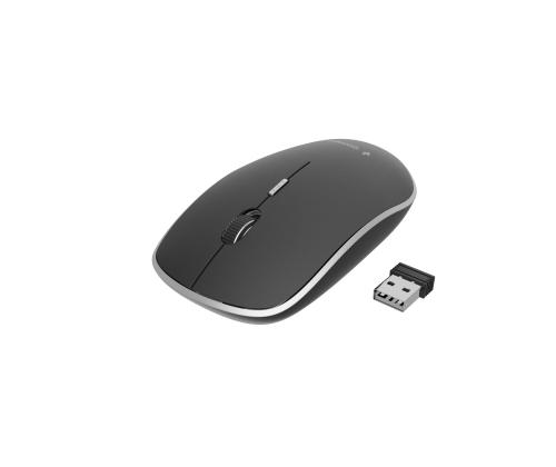 MOUSE USB OPTICAL WRL BLACK/SILENT MUSW-4BS-01 GEMBIRD