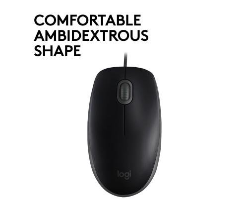 MOUSE USB OPTICAL B110 SILENT/BLACK 910-005508 LOGITECH