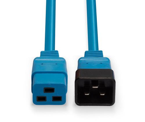 CABLE POWER IEC EXTENSION 3M/BLUE 30122 LINDY