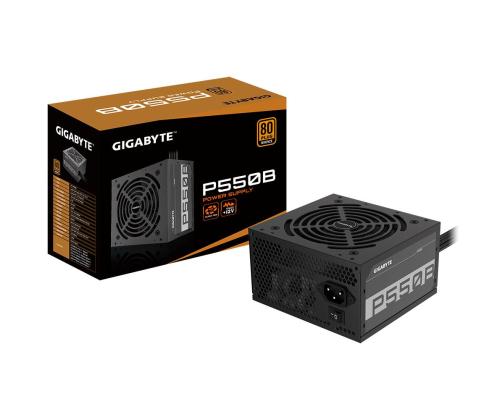 Power Supply GIGABYTE 550 Watts Efficiency 80 PLUS BRONZE PFC Active MTBF 100000 hours P550B