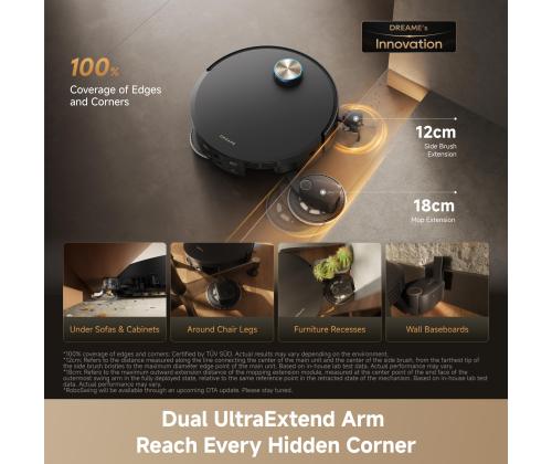 VACUUM CLEANER ROBOT/X60 PRO ULT RLX96DE-BK DREAME