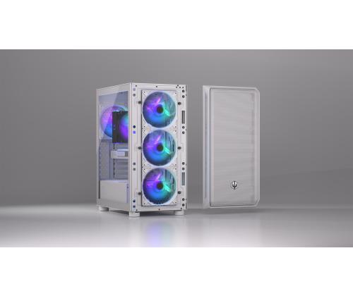 Case ENDORFY ATX/micro ATX/Mini-ITX White Midi Tower PC EY2A018