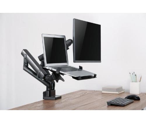 DISPLAY ACC MOUNTING ARM/NB TRAY MA-DA3-02 GEMBIRD