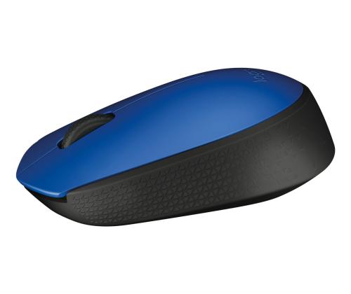 MOUSE USB OPTICAL WRL M171/BLUE 910-004640 LOGITECH