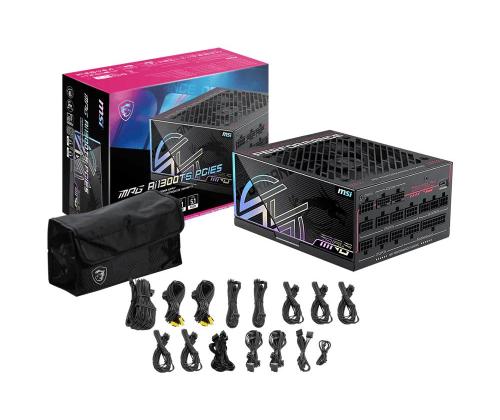 Power Supply MSI MPG Ai1300TS PCIE5 ATX PC 100 - 240 V 1300 W MPGAI1300TSPCIE5