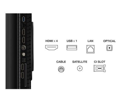 TV Set TCL 65 " 4K Ultra HD 3840 x 2160 pixels Flat 16:9 QLED 65P8K