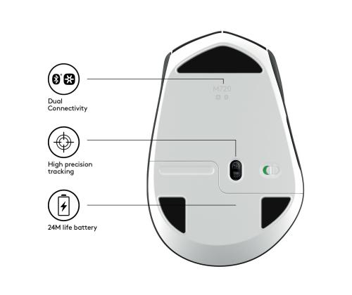 MOUSE BLUETH OPTICAL M720/TRIATHLON 910-004791 LOGITECH
